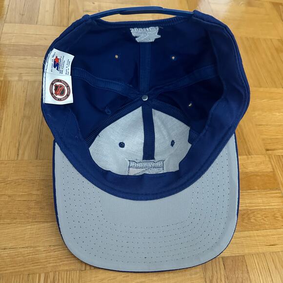 Vintage 90s New York Rangers NHL Starter Snapback cap hat - Picture 3 of 4